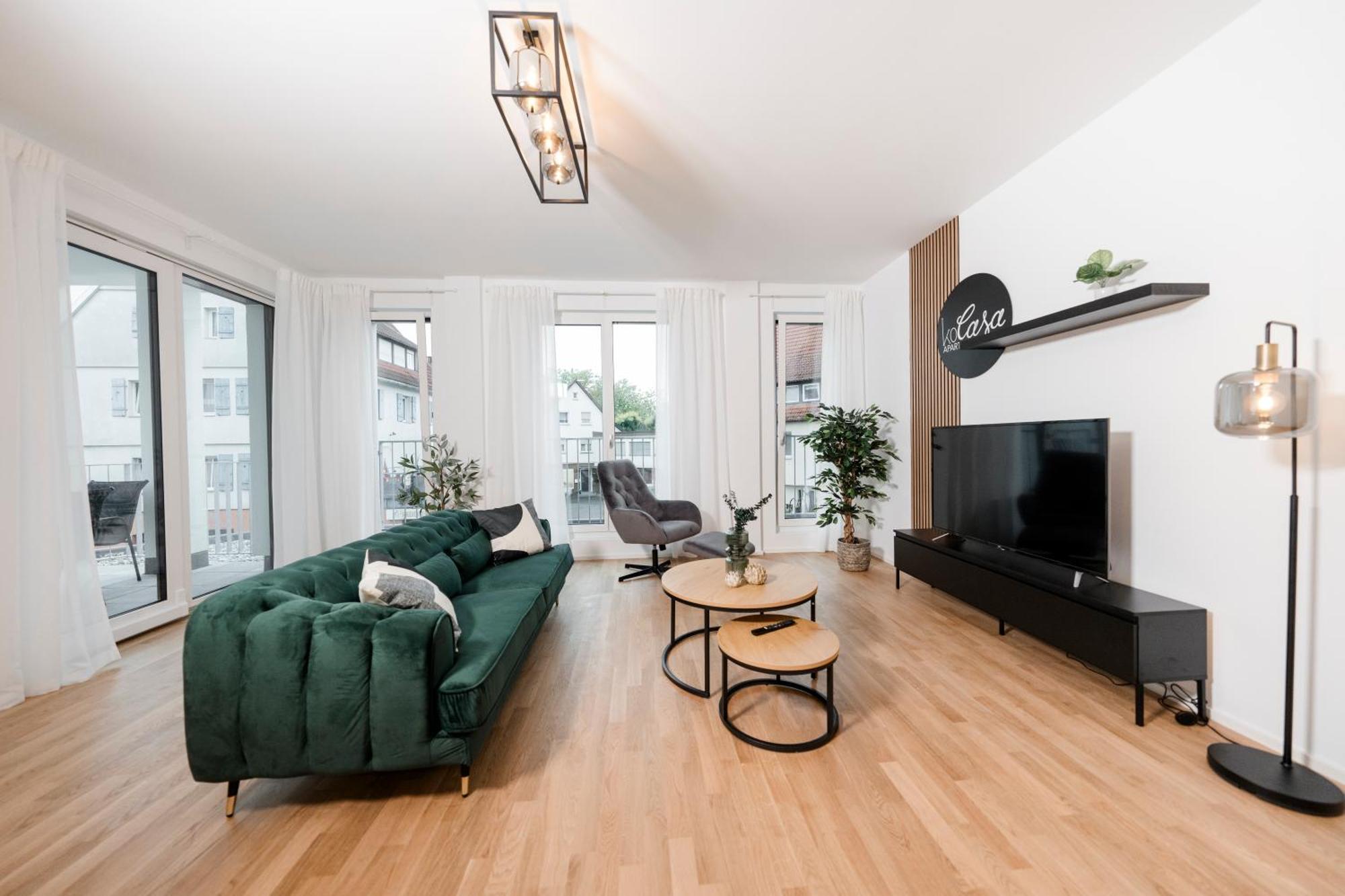 Kocasa-Apartments 01, City-Center Boeblingen, Stellplatz, Balkon, Waipu-Tv Esterno foto